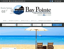 Tablet Screenshot of baypointepropertymanagement.com